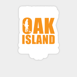 Oak Island metal detecting gift ideas Sticker